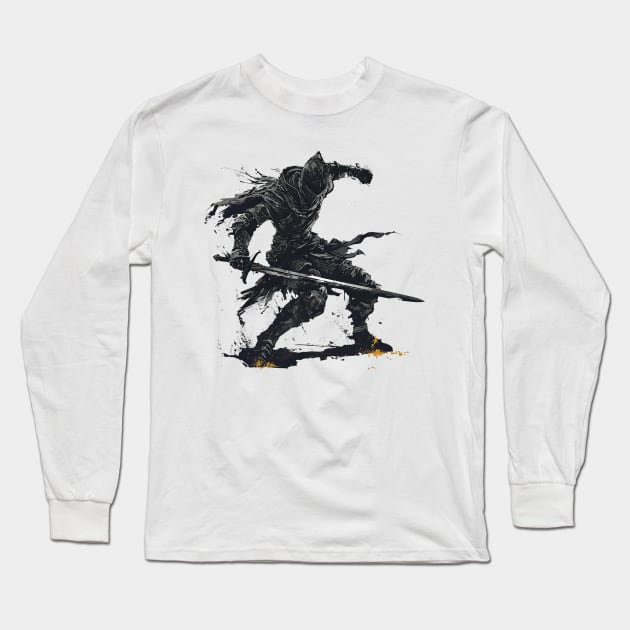 dark soul Long Sleeve T-Shirt by dorapeterx